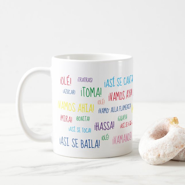 Caneca De Café Flamenco Jaleo Mug (Com Donut)