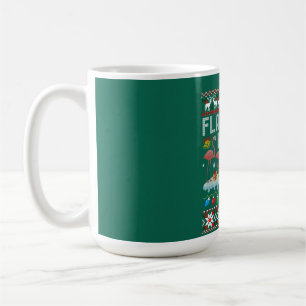 Caneca De Café Flamingle Belts Rosa Flamingo, Natal Feio, Natal