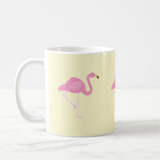 Caneca De Café Flamingo, Amarelo, Verão, Trendy, Mug