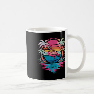 Caneca De Café Flamingo Beach Summer Vibes Palm Tree Tropical Sum