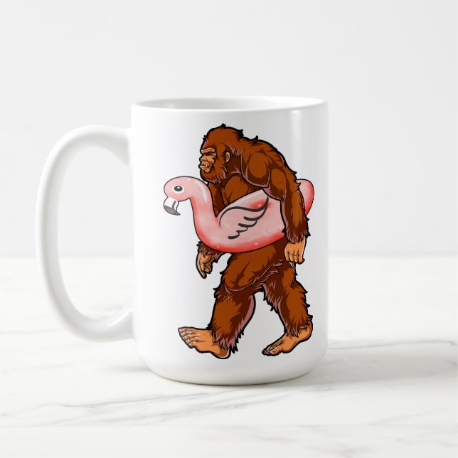 Caneca De Café Flamingo Bigfoot (Esquerda)