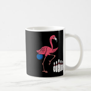 Caneca De Café Flamingo Boliche Engraçada Equipe do Esporte Bowle