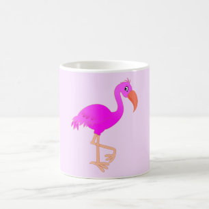 Caneca De Café Flamingo Bonito - Feliz