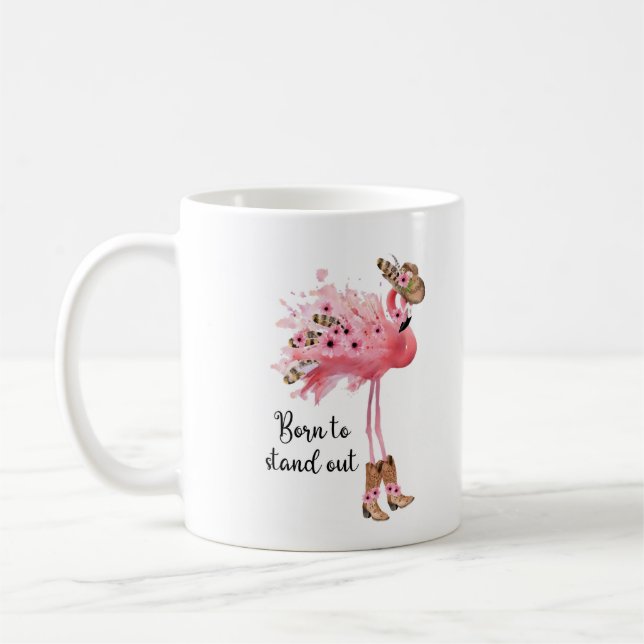 Caneca De Café Flamingo Coffee Mug "Nascer de Sair" (Esquerda)