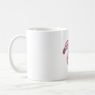 Caneca De Café Flamingo de Piscina Rosa-Rosa-Bonita