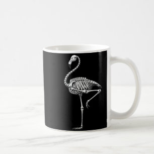 Caneca De Café Flamingo Esqueleto Halloween