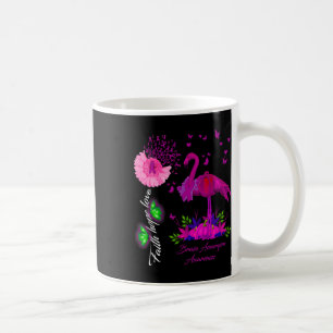 Caneca De Café Flamingo Fé Esperança Amor Aneurisma Cerebral Cons