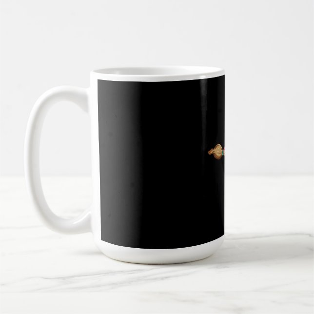 Caneca De Café Flamingo | Feiticeiro Flamingo Engraçado Halloween (Esquerda)