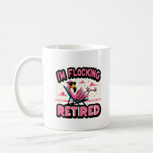 Caneca De Café Flamingo Flocando Reforma Funarosa Aposentada