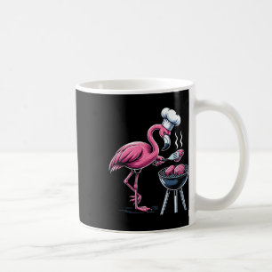 Caneca De Café Flamingo Griling Rbecll Churrasco Para Homens Mulh