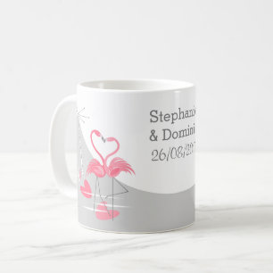 Caneca De Café Flamingo Love Large Moon Names
