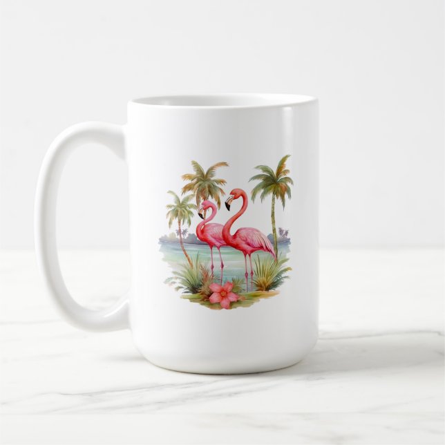 Caneca De Café Flamingo Mug Rosa (Esquerda)