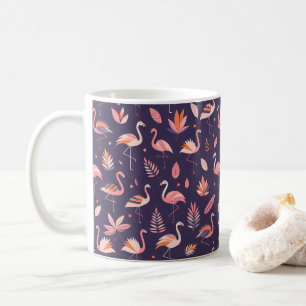 Caneca De Café Flamingo Paradise