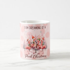 Caneca De Café Flamingo Pink Natal Pensado