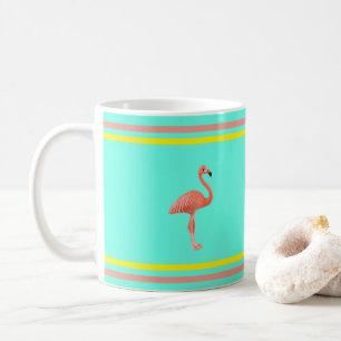 Caneca De Café Flamingo Rosa