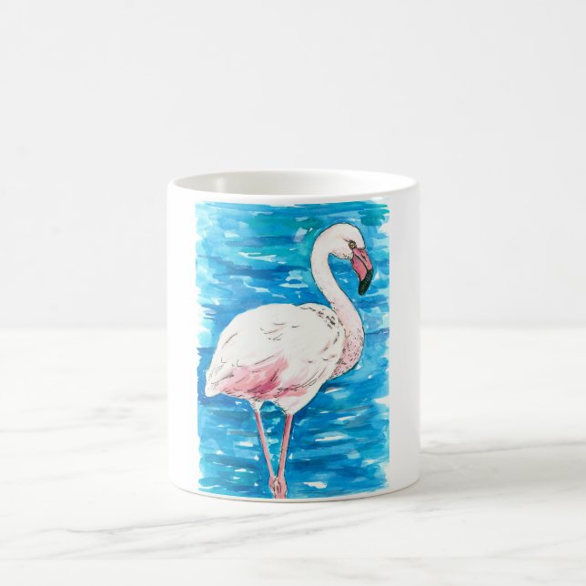 Caneca De Café flamingo rosa (Centro)