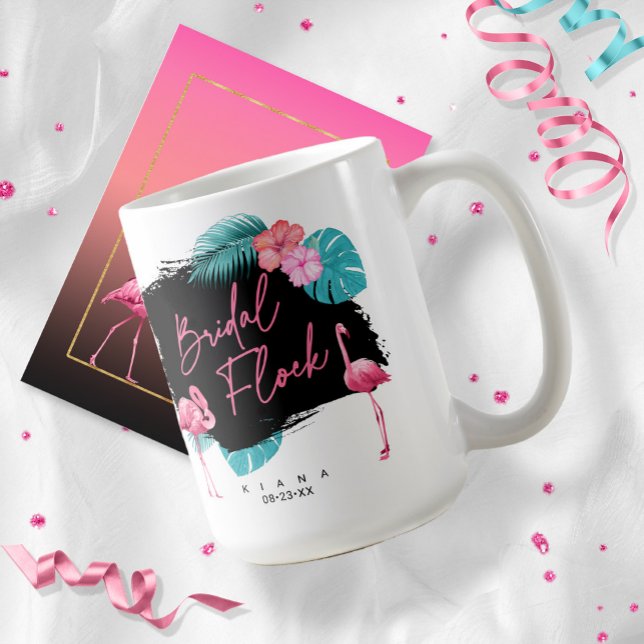 Caneca De Café Flamingo Solteira Encontro Matrimonial ID930 (Criador carregado)
