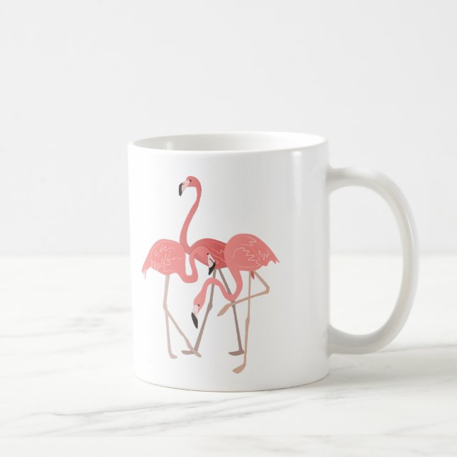 Caneca De Café Flamingo Trio (Direita)