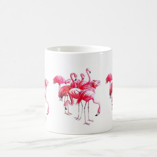 Caneca De Café Flamingos (Centro)