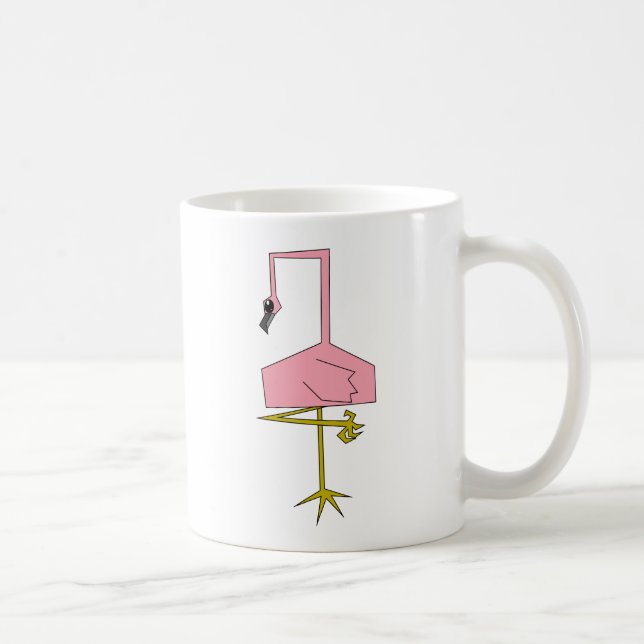 Caneca De Café Flamingos (Direita)