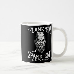 Caneca De Café Flank Em Spank Em Sun Tzu Dito Engraçado Meme Home