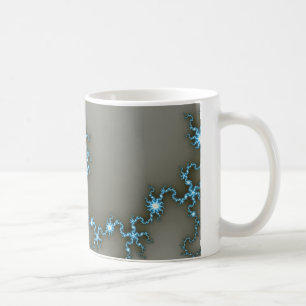 Caneca De Café Flash Azul - Mug Fractal