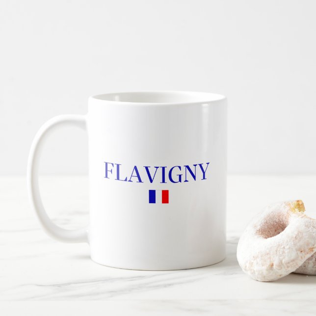 Caneca De Café FLAVIGNY França (Com Donut)
