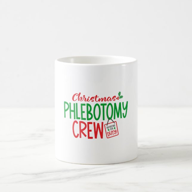 Caneca De Café Flebotomista de Natal, flebotomia, laboratório (Centro)