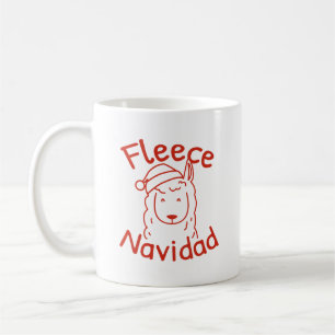 Caneca De Café Fleece Navidad
