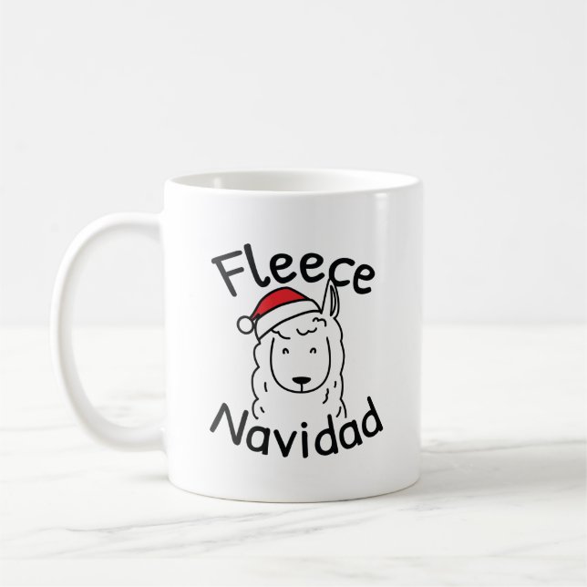 Caneca De Café Fleece Navidad (Esquerda)