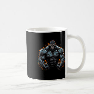 Caneca De Café Flexing de Gorila
