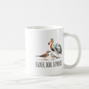 Caneca De Café Flicker Dodo Titmouse Roupa Bird Nerd Willife B