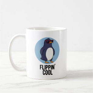 Caneca De Café Flippin Legal Funny Penguin Pun