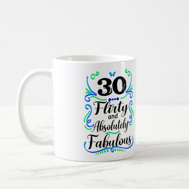 Caneca De Café Flirty and Absolutely Fabulous (Esquerda)