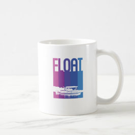 Caneca De Café Float Mug para Proprietários de Barcos Pontoon