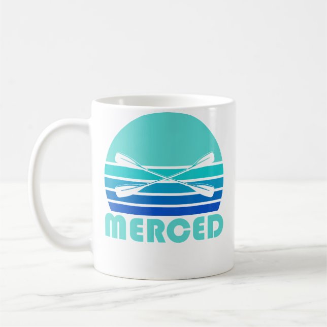 Caneca De Café Float Trip Merced Rafting Paddle Tubing (Esquerda)
