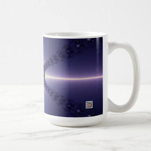 Caneca De Café Floco de Neve Azul (Direita)