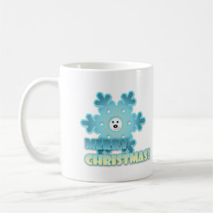 Caneca De Café Floco de neve de Natal