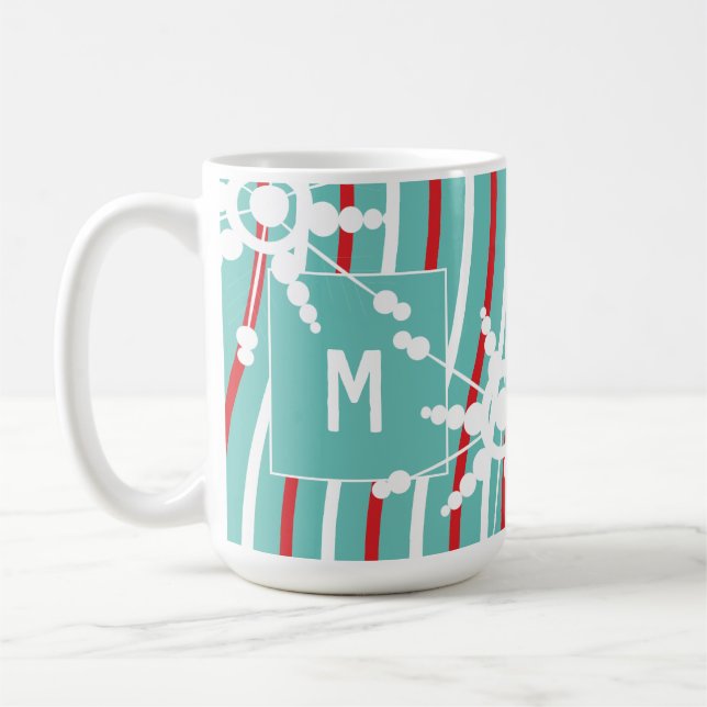 Caneca de Café Floco de Neve de Natal Arco-íris de (Esquerda)