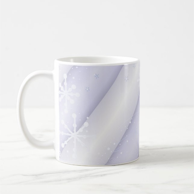 Caneca De Café Flocos de neve e tiras moles (Esquerda)