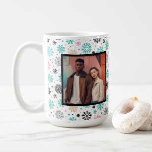 Caneca De Café Flocos de neve retrô