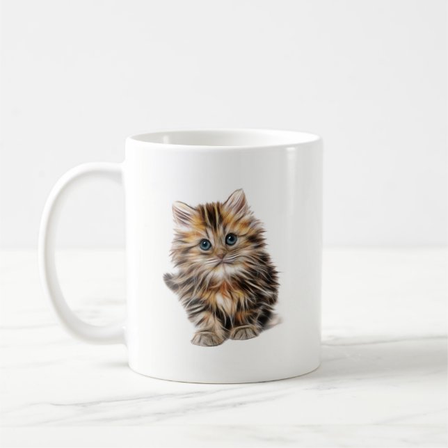 Caneca De Café Floffy Kitten Coffee Mug (Esquerda)