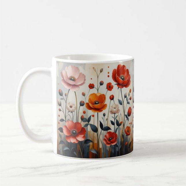 Caneca De Café flor (Esquerda)