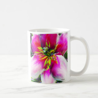 Caneca De Café flor, abstrato