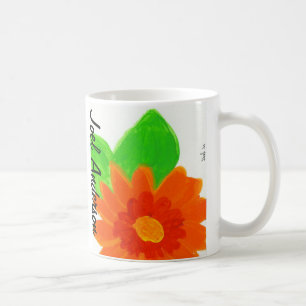 Caneca De Café Flor alaranjada por Joel Anderson