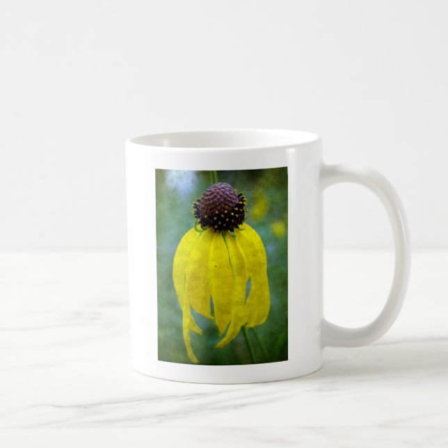 Caneca De Café Flor Amarelo (Direita)