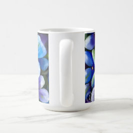 Caneca De Café Flor azul