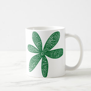 Caneca De Café Flor Bonito - Floresta Verde
