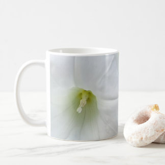 Caneca de Café Flor Branca
