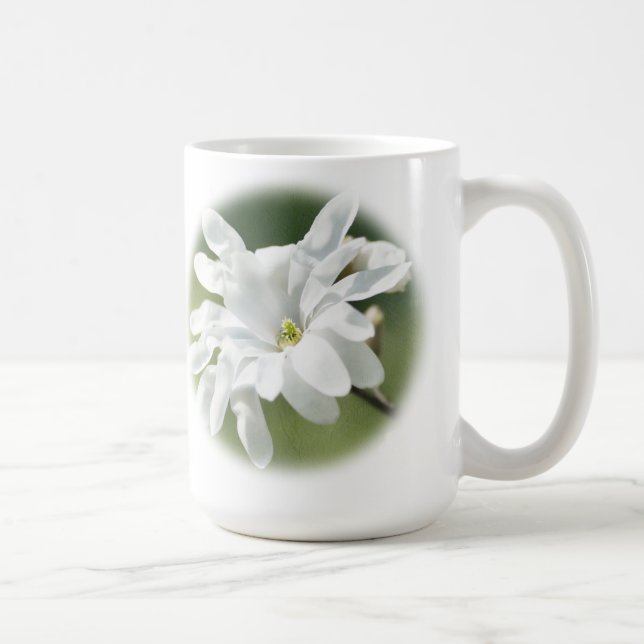 Caneca De Café Flor Branca (Direita)